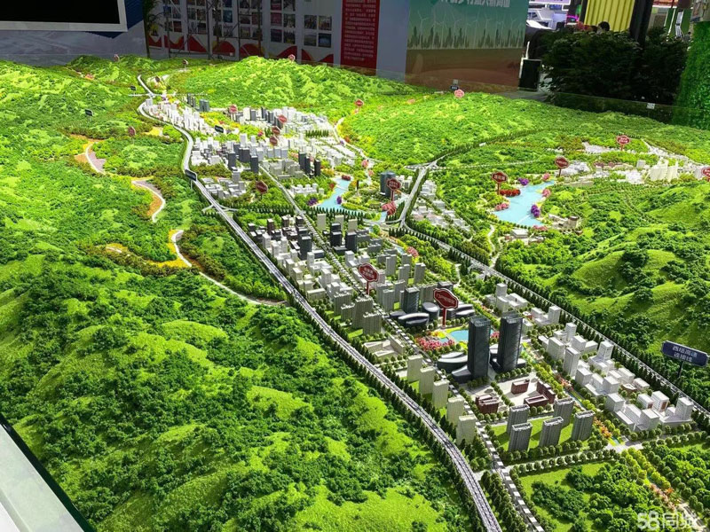 西��沙�P制作城市�l展���模型制作